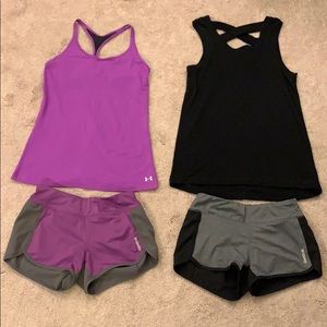 Interchangeable workout outfits!